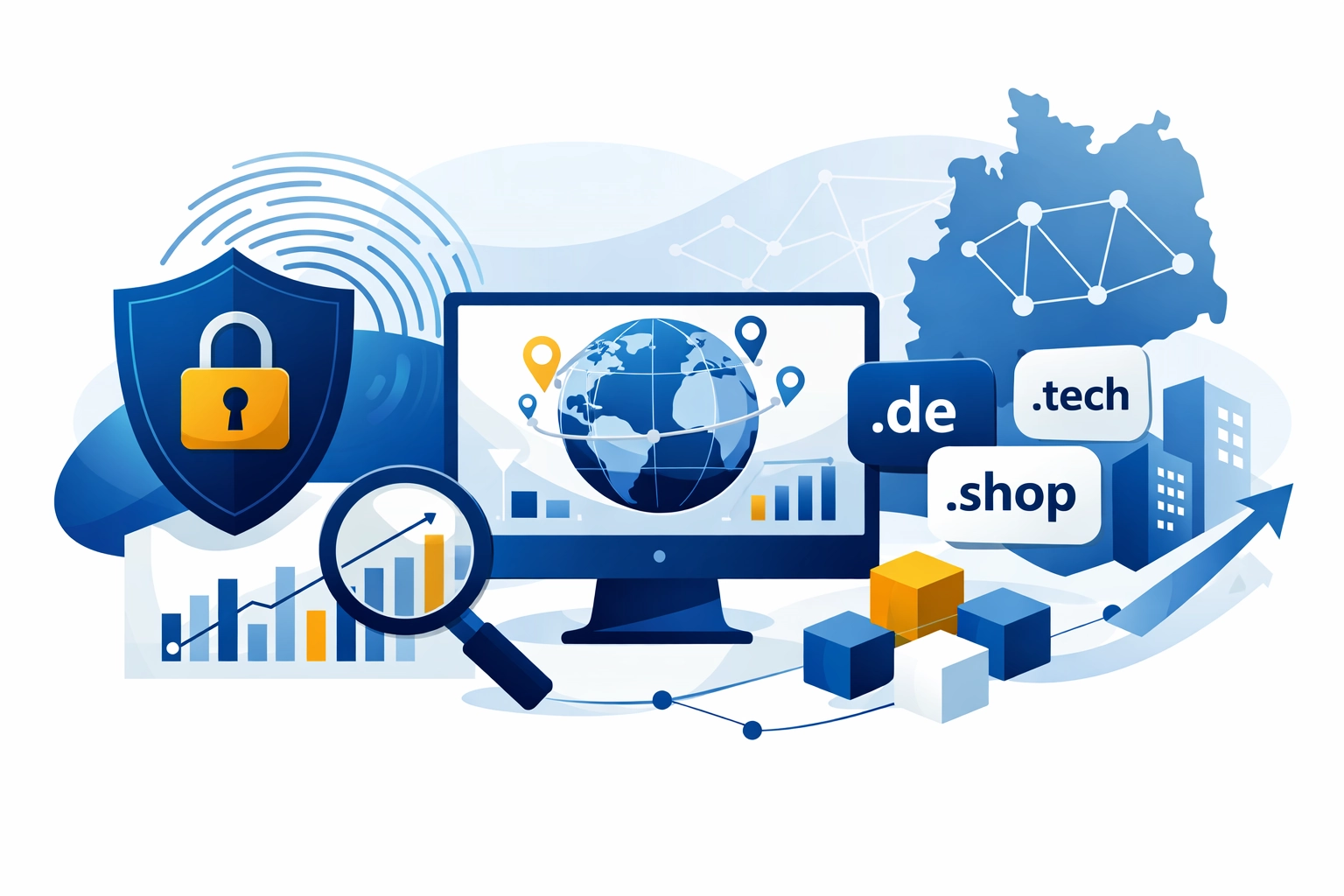 Market Testing with Privacy-First Domains: A Niche Framework for German B2B Brands Exploring 500+ TLDs