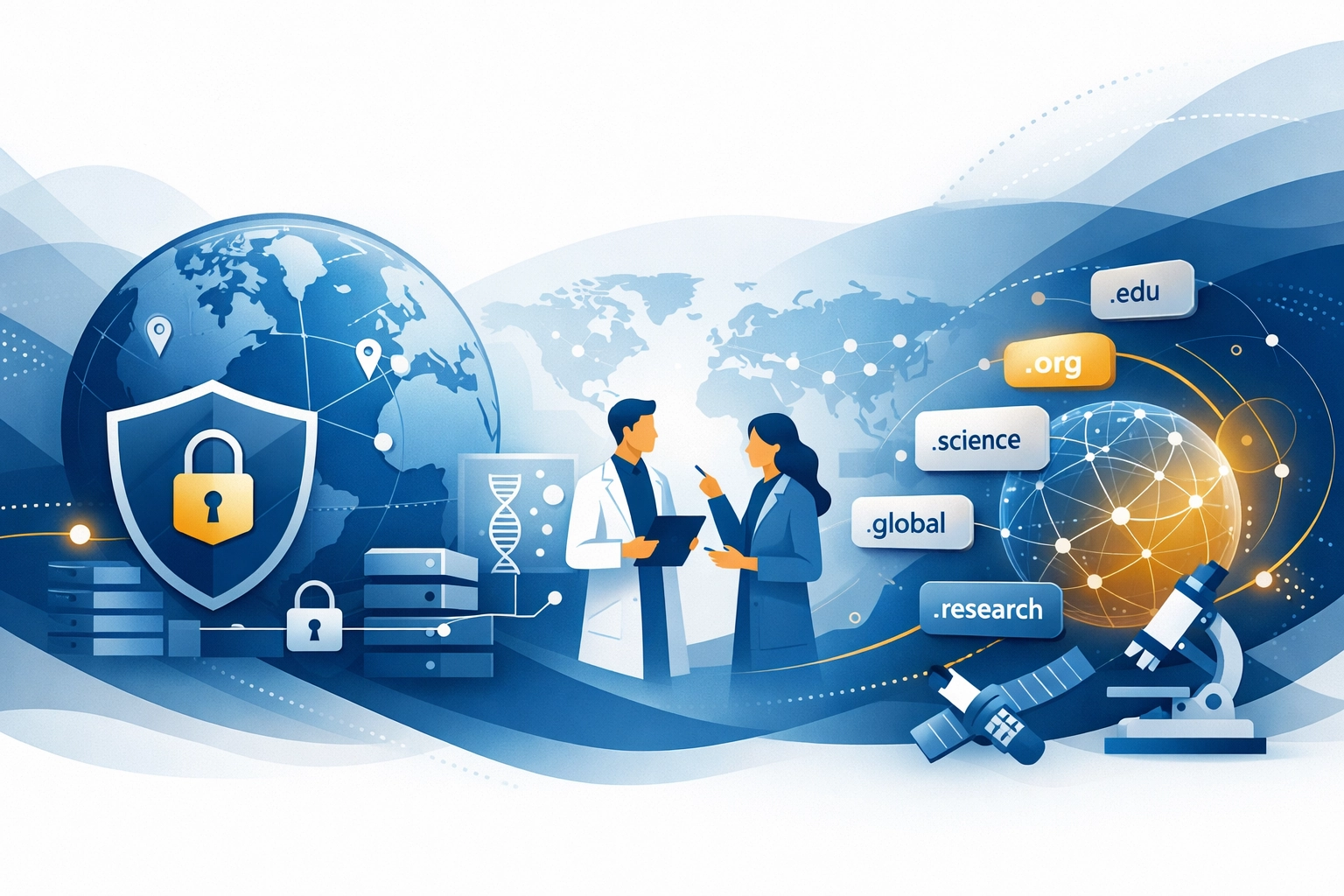 Privacy-First Domains for Academic Collaborations: Protecting IP Across 500+ TLDs While Fostering Global Research