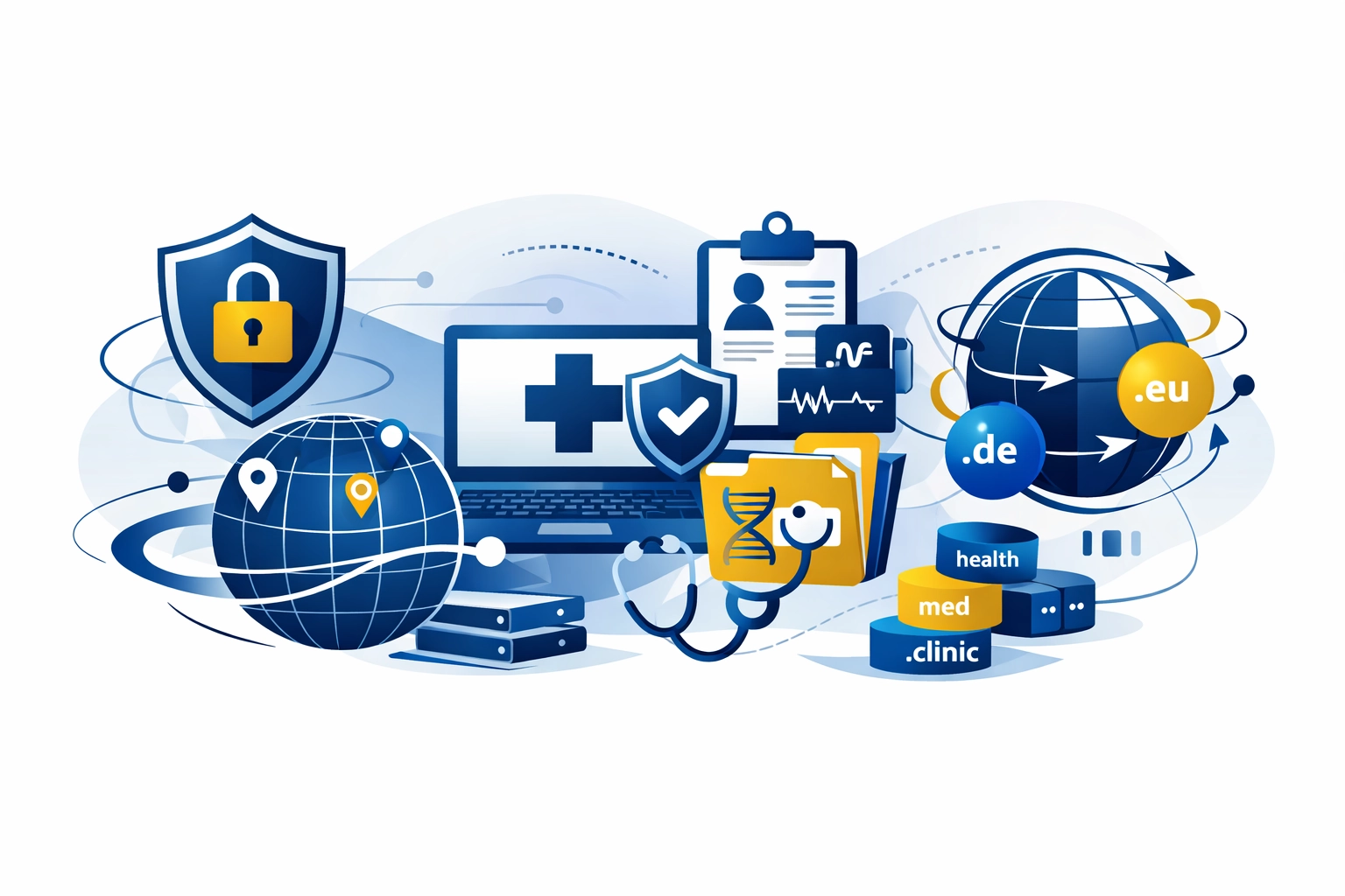 Privacy-First Domains for Healthcare Startups: Safeguarding IP, Patient Trust, and Cross-Border Compliance in a 500+ TLD World